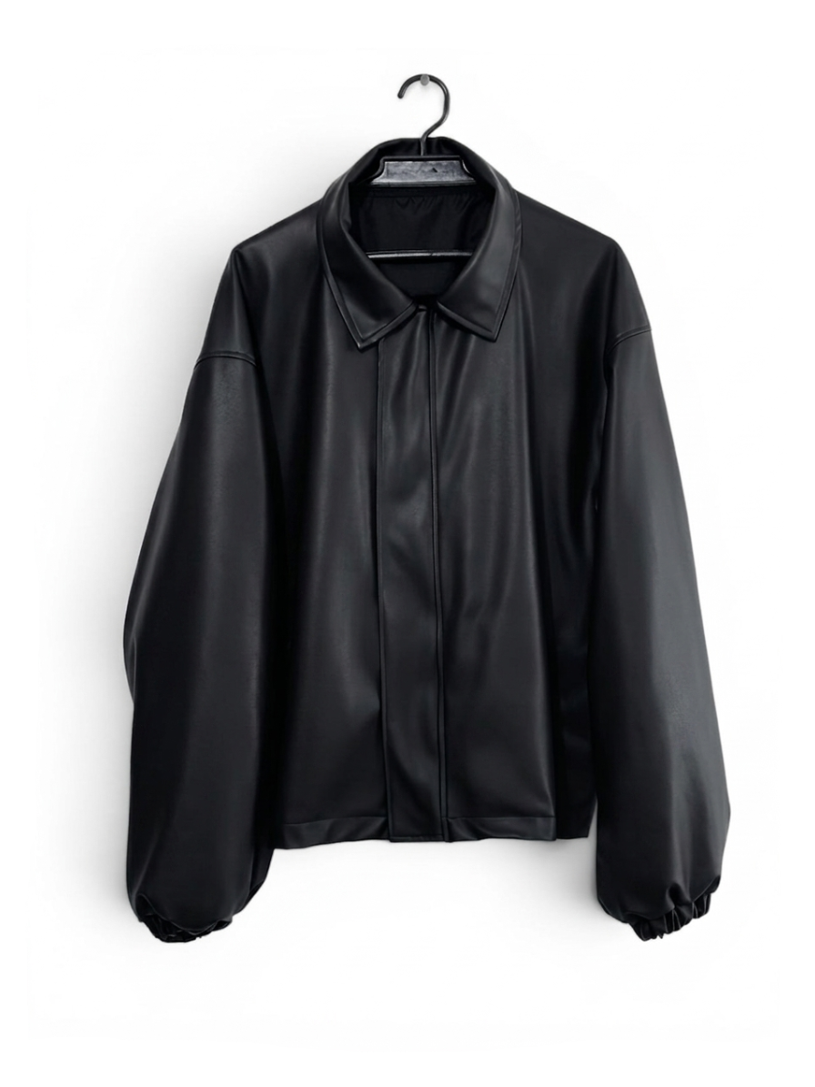 Chaqueta cuero sintetico