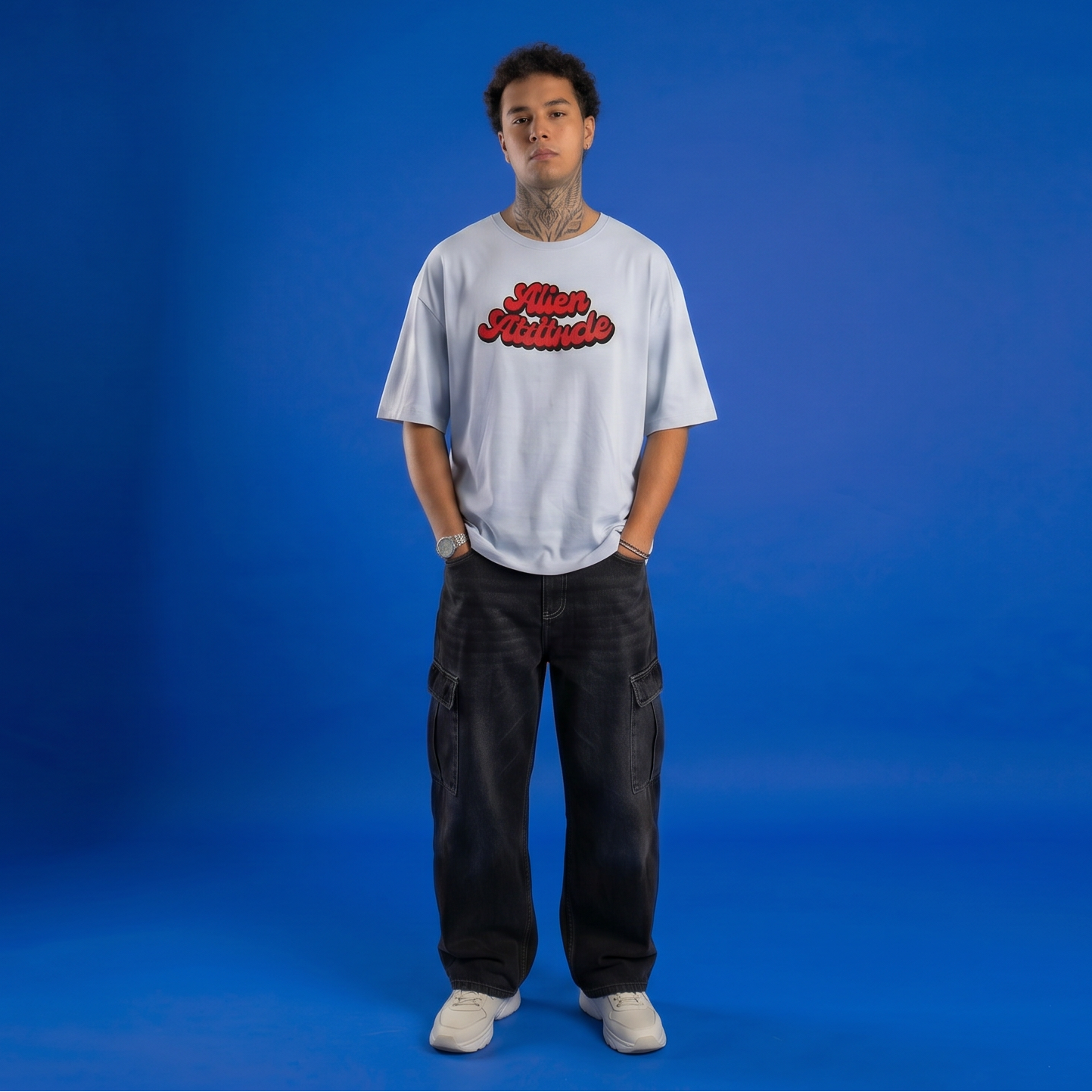 Camiseta Alien oversize